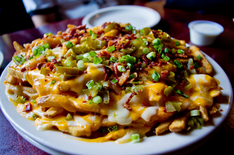 Order Loaded Cheese Fries food online from Press Box Grill store, Dallas on bringmethat.com