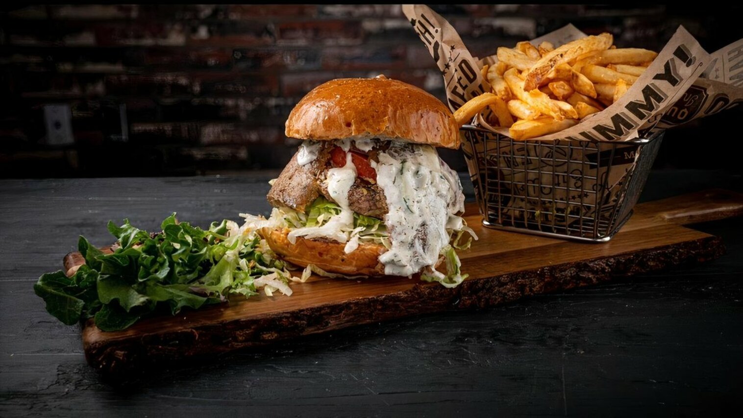 Order Ultimate Greek Burger food online from Modern Greek And Salad Bar store, Dearborn on bringmethat.com