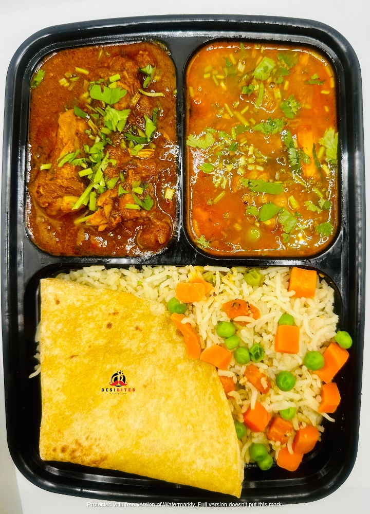 Order Chicken Bone In Curry Combo food online from India Bazaar store, Minneapolis on bringmethat.com