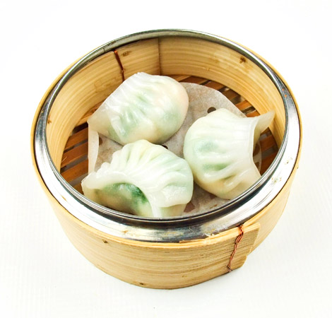 Order Shrimp and Chive Dumpling food online from Triple Crown Seafood Restaurant store, Chicago on bringmethat.com