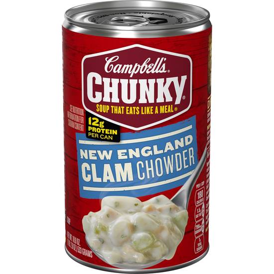 Order Campbell's Chunky Soup, New England Clam Chowder, 18.8 Oz Can food online from CVS store, DUBLIN on bringmethat.com