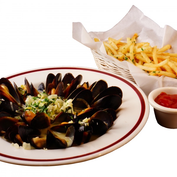 Order Moules Mariniere food online from La Creperie Cafe store, La Verne on bringmethat.com