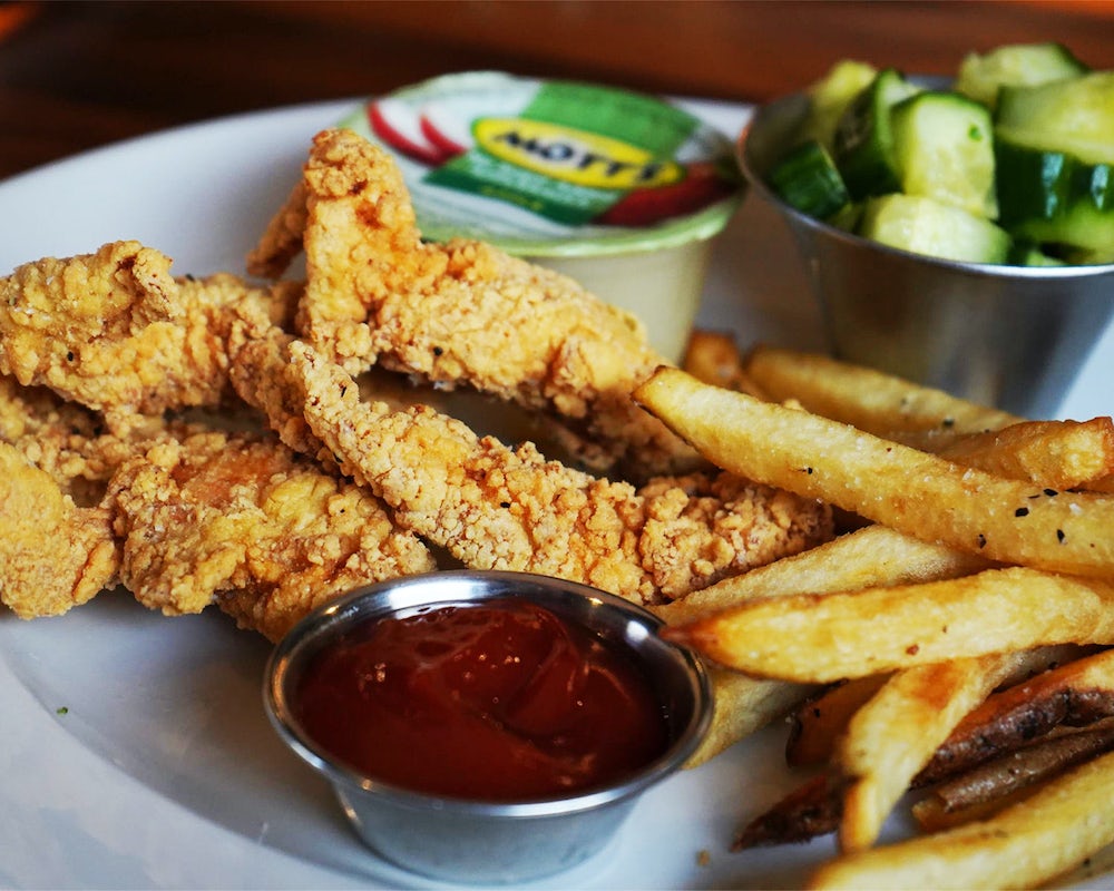 Order Kids Chicken Fingers food online from Burtons Grill store, South Windsor on bringmethat.com