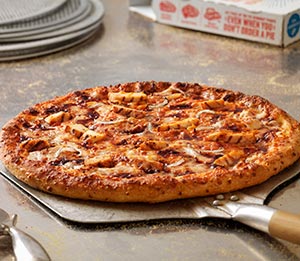 Order Memphis BBQ Chicken Pizza food online from Domino's Pizza - Cos Cob store, Greenwich on bringmethat.com