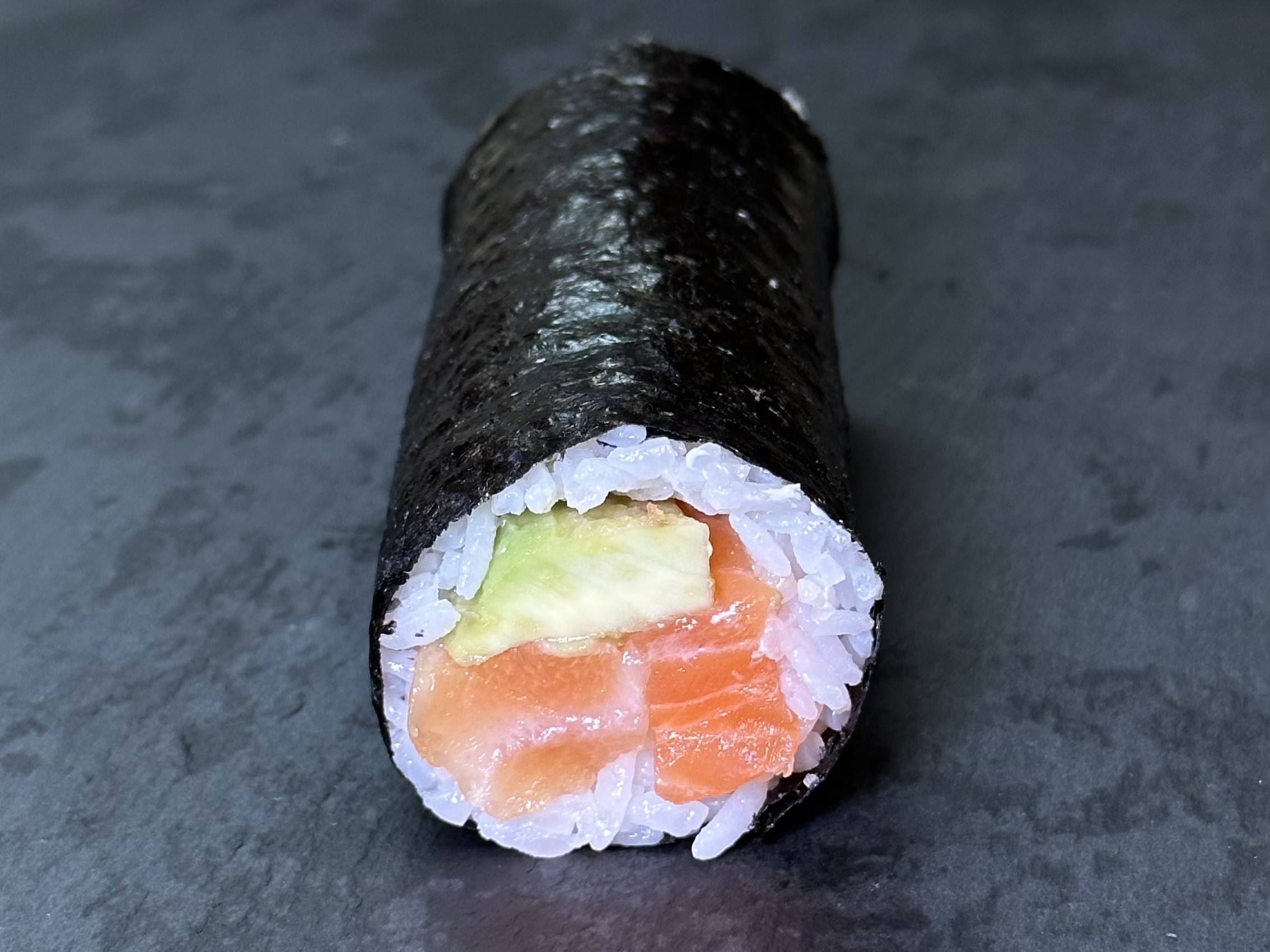 Order Salmon Avocado Hand Roll food online from Sushi Space store, Los Angeles on bringmethat.com