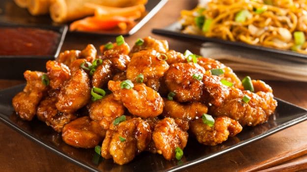 Order S3. General Tso's Chicken  大  左中鸡 food online from China King store, Pikesville on bringmethat.com