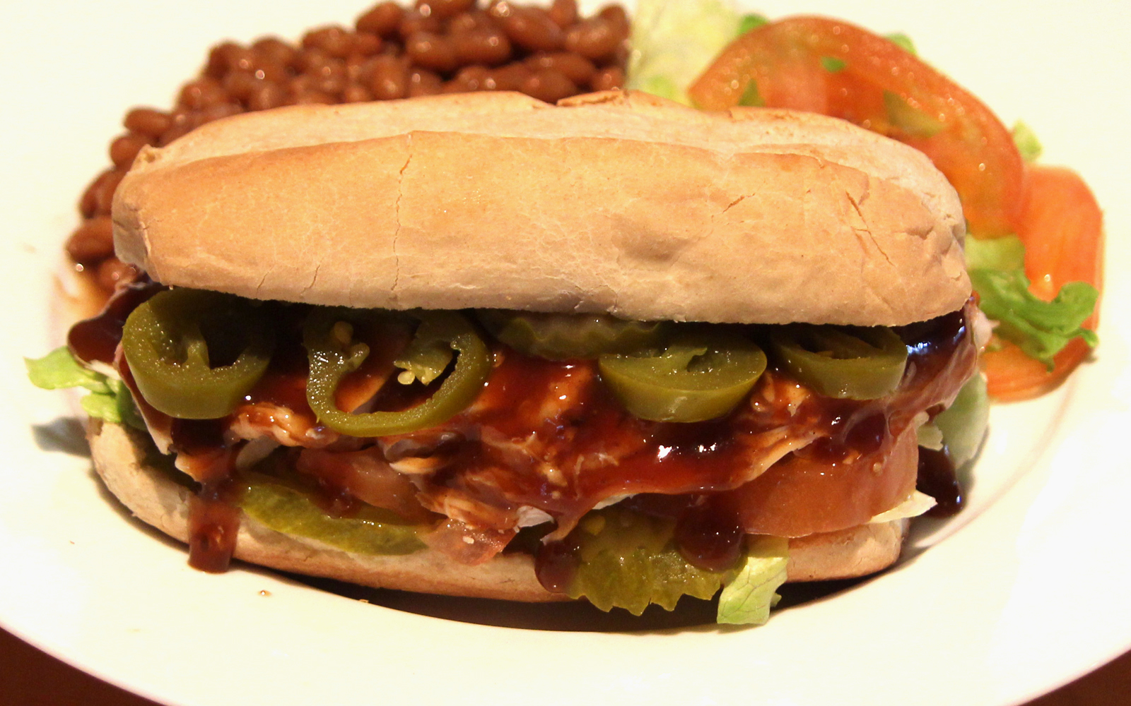 Order BBQ Pulled Chicken Sandwich food online from Ac Kitchen store, Los Angeles on bringmethat.com