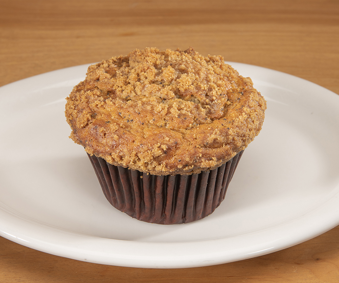 Order Muffin - Banana Poppy Seed food online from Urth Caffe store, Pasadena on bringmethat.com
