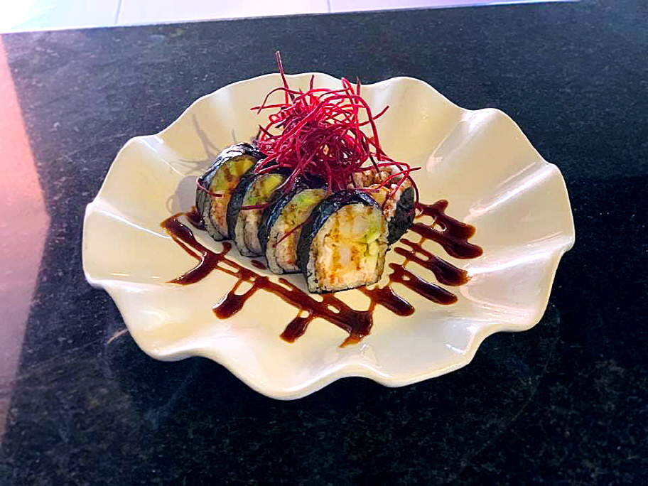 Order Shrimp Tempura Roll food online from Hikari Sushi & Grill store, Frisco on bringmethat.com