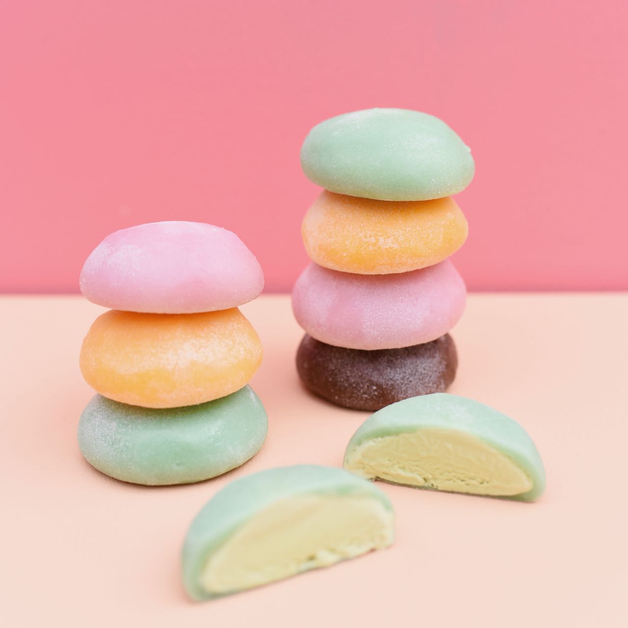 Order Mochi Ice Cream ( 1 piece ) food online from Rock wrap & roll store, Chicago on bringmethat.com