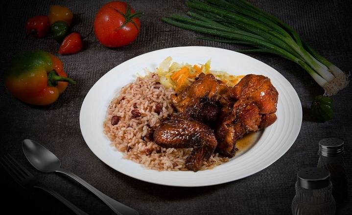 Order Fricasse Chicken (Brown Stew)  Dinner food online from Negril store, Bowie on bringmethat.com