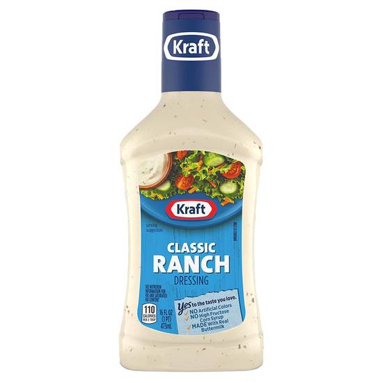 Order Kraft Classic Ranch Dressing 8oz food online from Everyday Needs by Gopuff store, Escondido on bringmethat.com