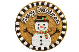 Order Snowman Cookie Cake food online from American Deli on Broad St. store, Athens on bringmethat.com