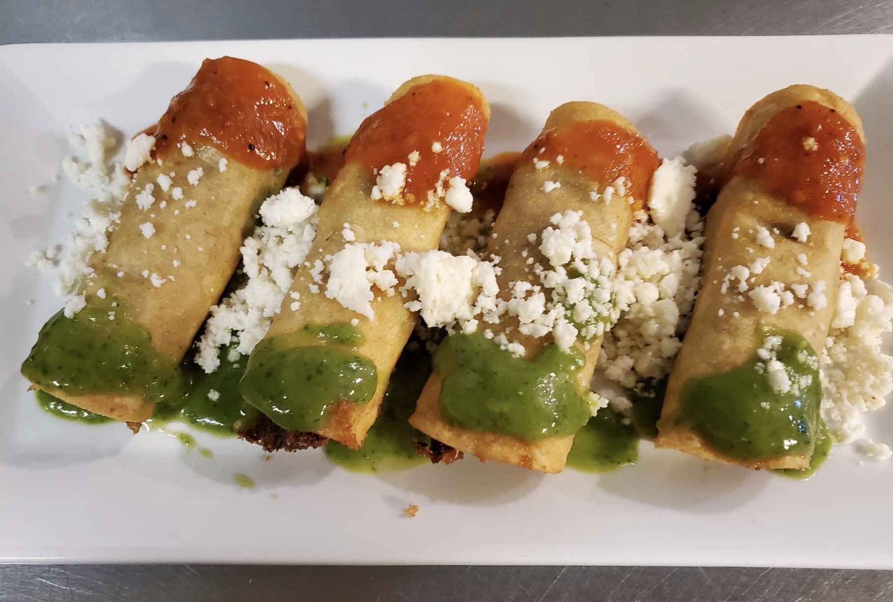 Order Pork Taquitos food online from The Fields Bar & Grill store, Portland on bringmethat.com