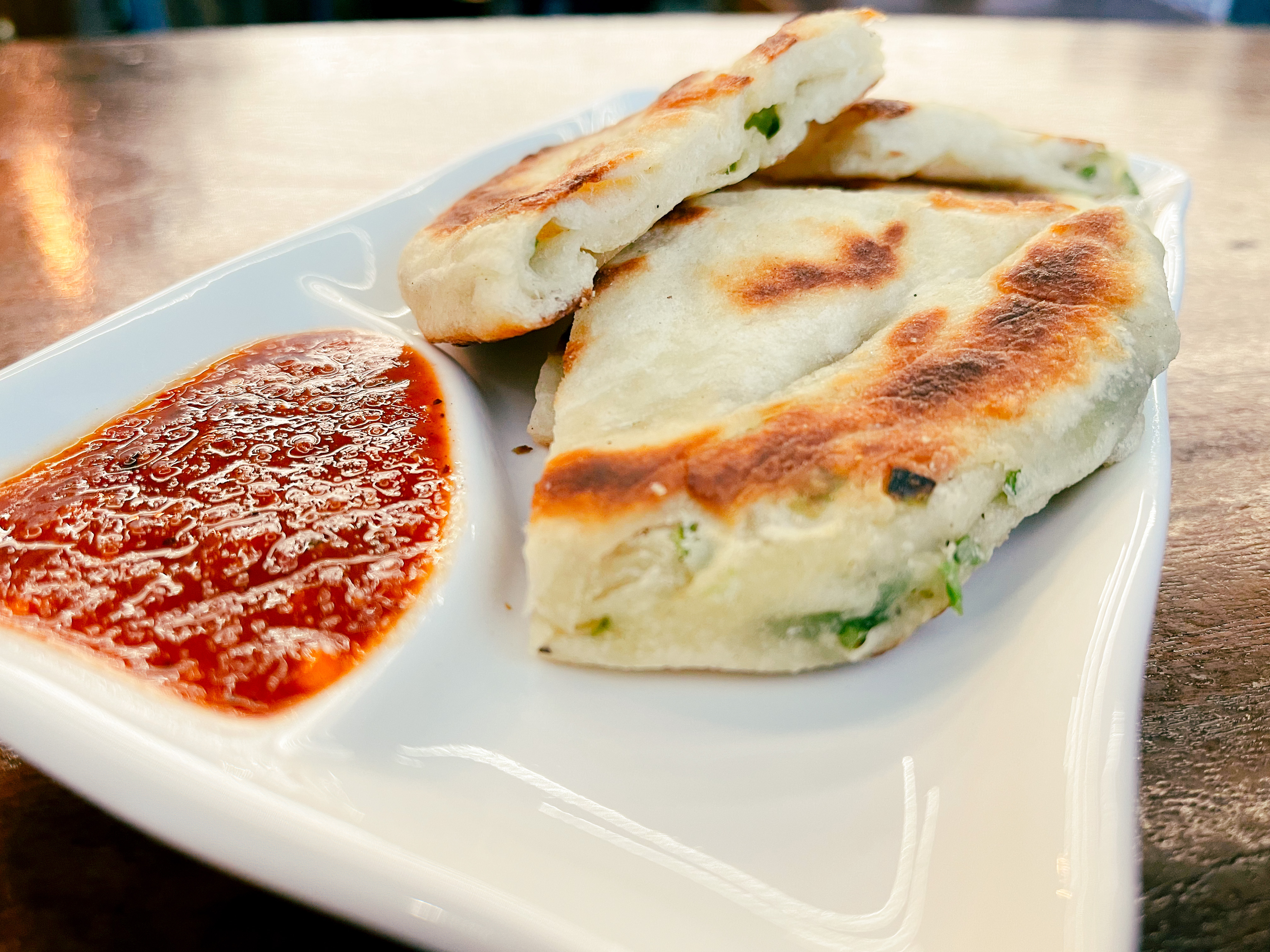 Order Scallion Bread food online from Barrio Chino store, San Francisco on bringmethat.com
