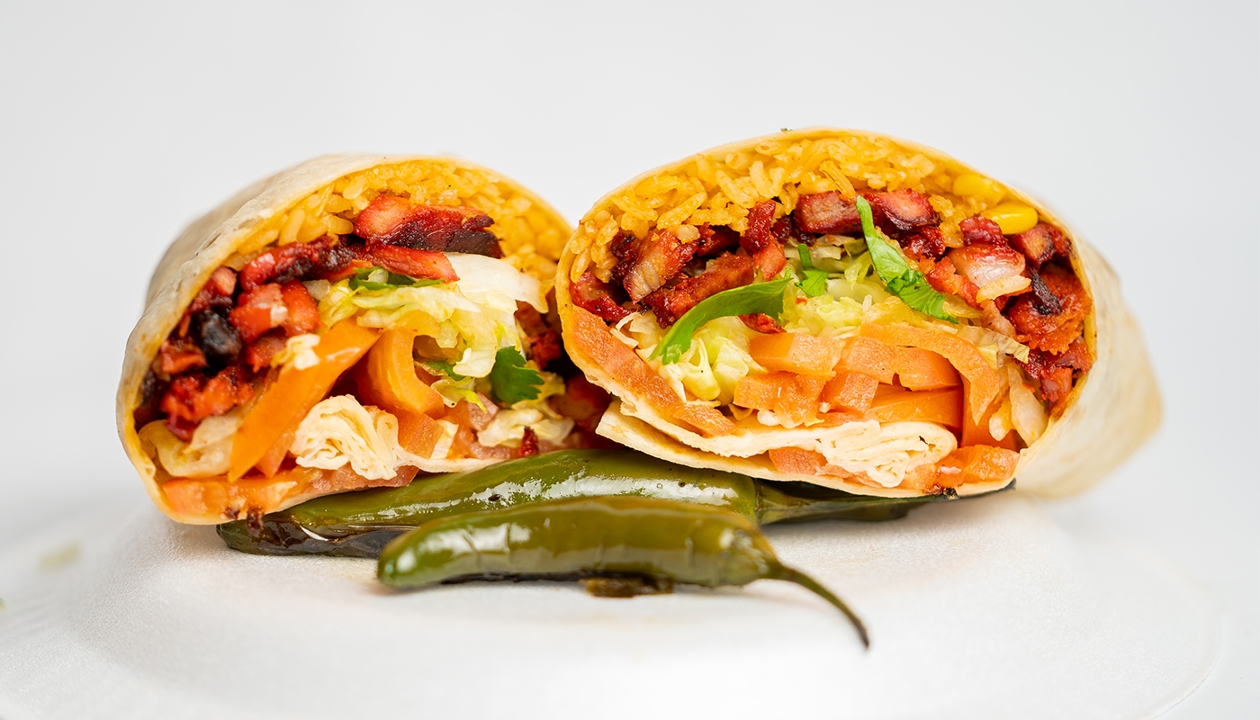 Order Burrito food online from Trompo Taqueria & Burgers store, Garland on bringmethat.com