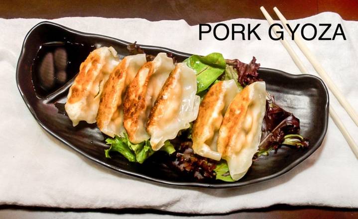 Order Pork Gyoza (6) food online from Poke Fish store, Ann Arbor on bringmethat.com
