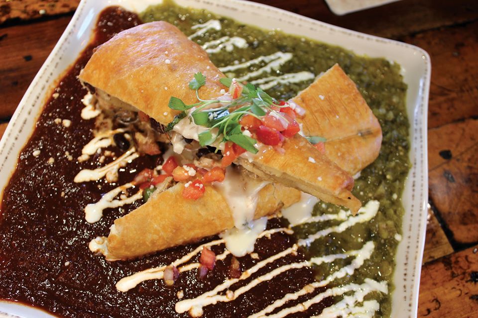 Order Chicken Chimichanga food online from 37 SOL Southwest Kitchen and Tequila Bar store, Charlotte on bringmethat.com