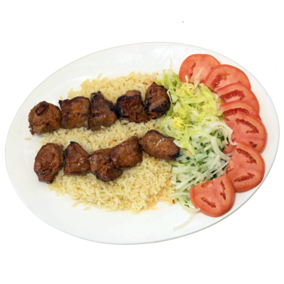 Order Special Village Beef Shish Kebab food online from Turkish Kebab House store, Pittsburgh on bringmethat.com