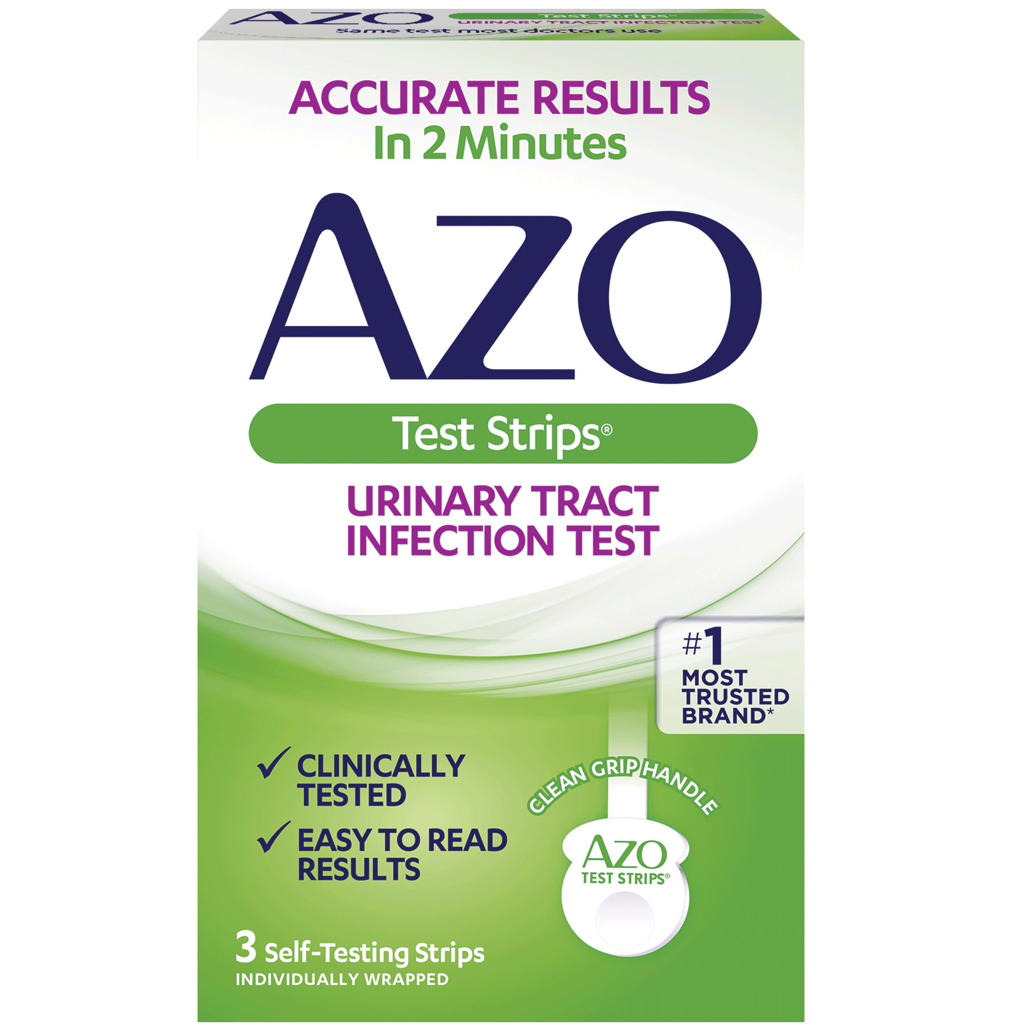 Order Azo UTI Test Strips, 3 Count food online from Rite Aid store, Cathedral City on bringmethat.com