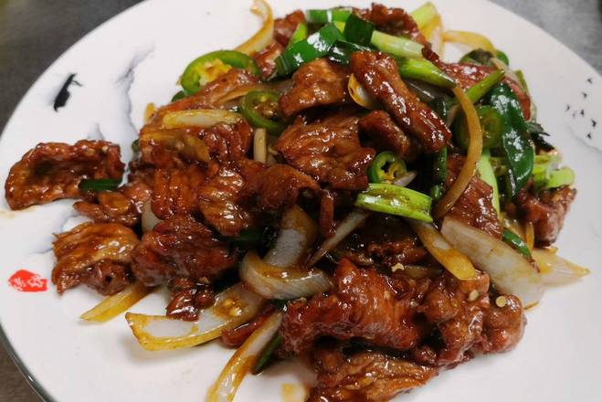 Order Mongolian Beef  food online from Spicy Panda store, Clear Lake Shores on bringmethat.com