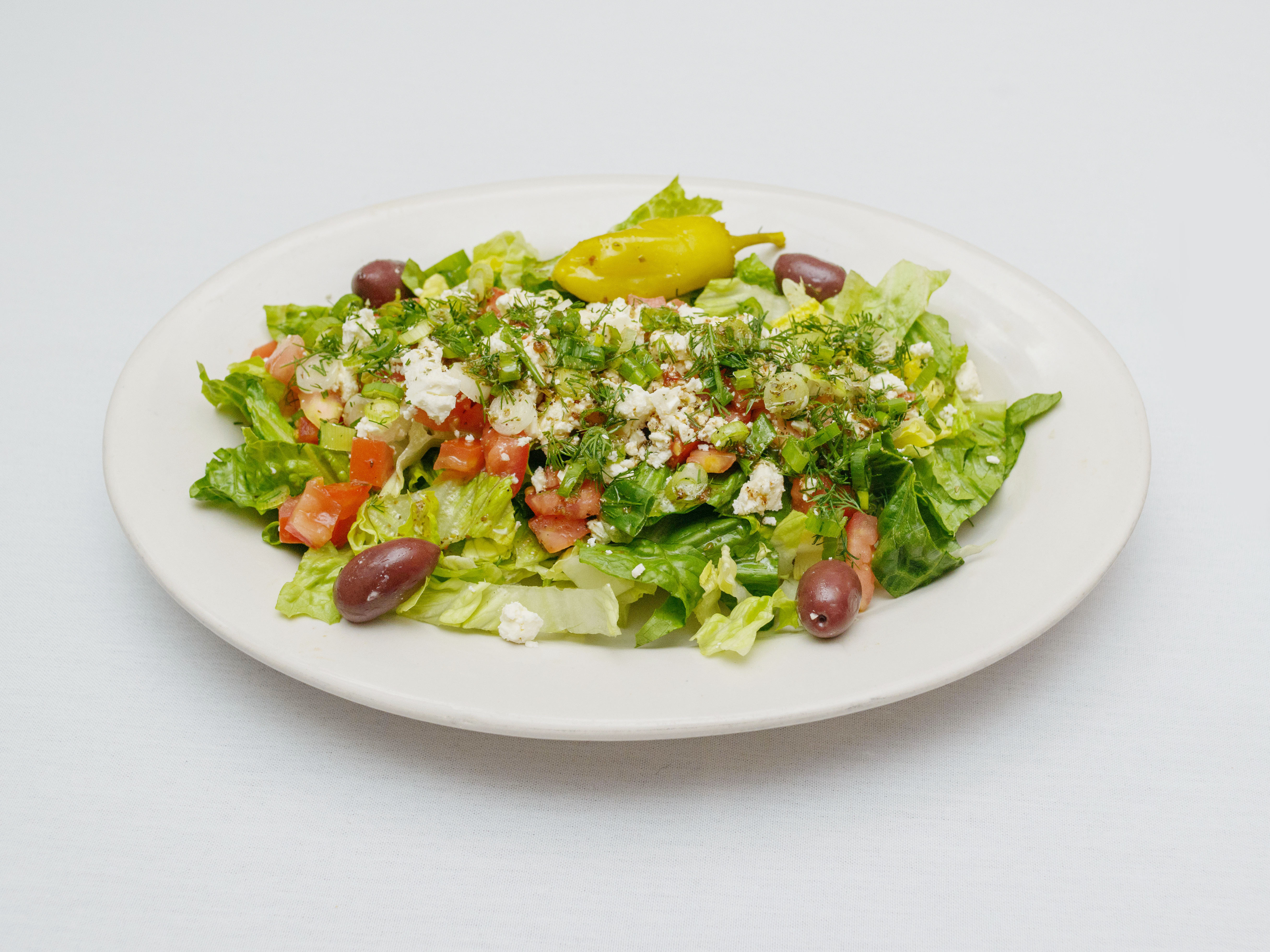 Order Elliniki Salata food online from Papaspiros Greek Taverna store, Oak Park on bringmethat.com