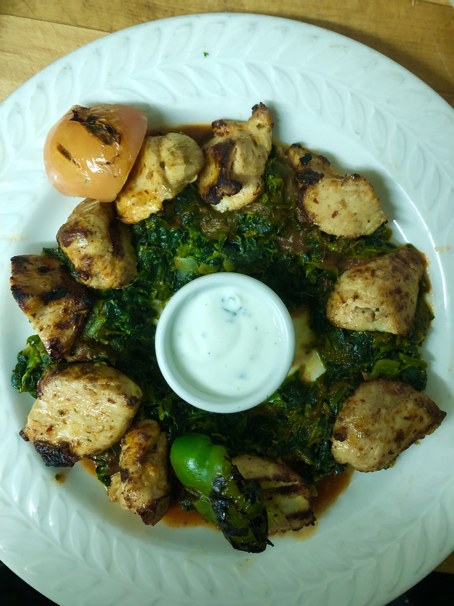 Order Chicken spinach food online from Turkish Cuisine store, New York on bringmethat.com