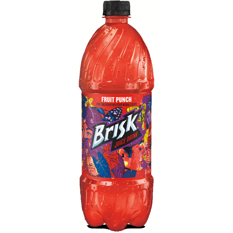 Order Brisk Fruit Punch 1L food online from 7-Eleven store, DeBary on bringmethat.com