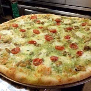 Order Pesto Chicken Pizza food online from Brooklyn V's Pizza store, Chandler on bringmethat.com