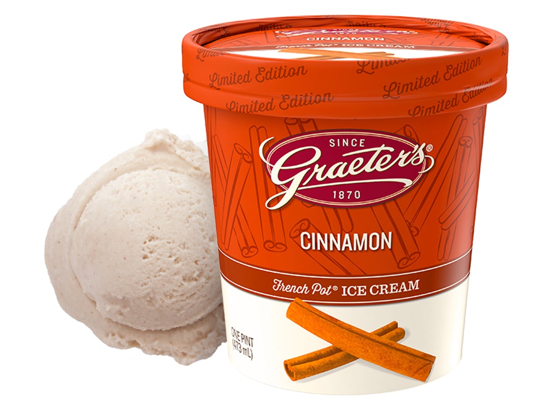 Order Cinnamon Pint food online from Graeter Ice Cream store, Hilliard on bringmethat.com