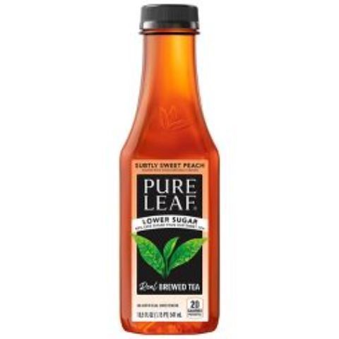 Order Pure Leaf Subtly Sweet Peach Tea 18.5oz food online from 7-Eleven store, DeBary on bringmethat.com