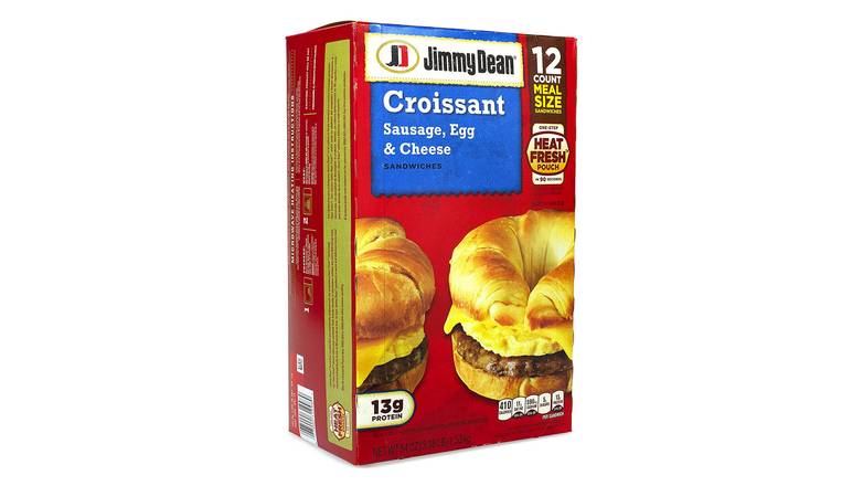 Order Jimmy Dean Sausage Egg And Cheese Croissant food online from Route 7 Food Mart store, Norwalk on bringmethat.com
