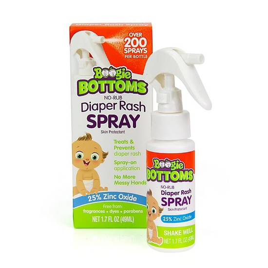 Order Boogie Bottoms® 1.7 fl.oz. No-Rub Diaper Rash Spray food online from Buybuy Baby store, Snellville on bringmethat.com