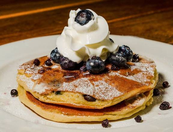 Order Blueberry pancakes food online from Bread & Butter store, Crowley on bringmethat.com