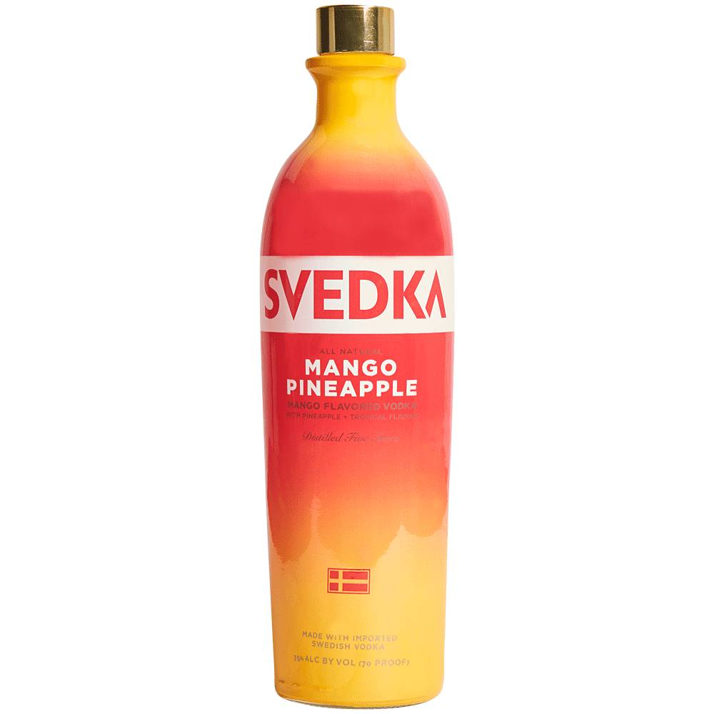 Order Svedka Mango Pineapple Vodka 750 ml food online from Windy City Liquor Market store, El Cajon on bringmethat.com
