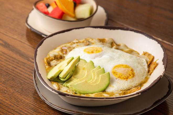 Order Chorizo Chilaquiles food online from Egg Harbor Cafe store, Naperville on bringmethat.com
