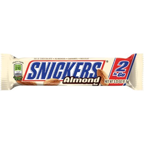 Order Snickers Almond King Size 2 Count food online from 7-Eleven store, Dallas on bringmethat.com