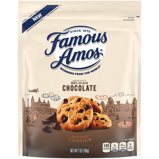 Order Famous Amos Belgian Chocolate Chip Bite Size Cookies, 7 OZ food online from Cvs store, UPLAND on bringmethat.com