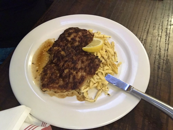 Order Jaegerschnitzel food online from Valters At The Maennerchor store, Columbus on bringmethat.com