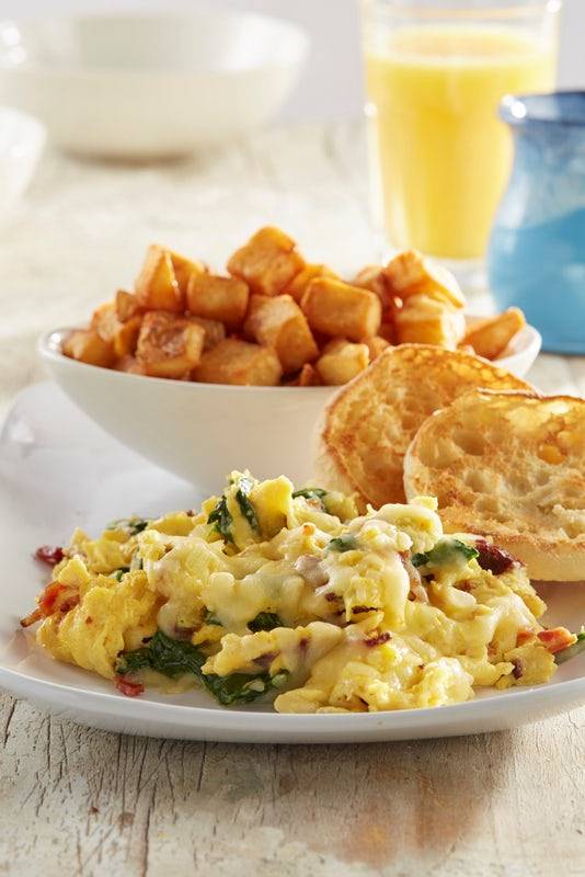Order Sunrise Spinach Scrambler food online from Another Broken Egg store, Lafayette on bringmethat.com