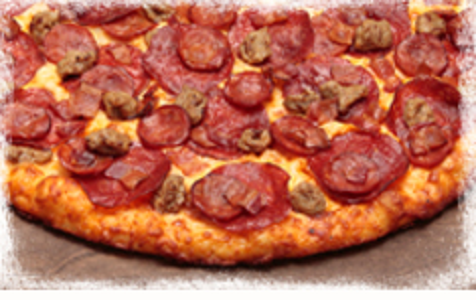 Order Ulti-Meat Pizza food online from Round Table Pizza store, Poway on bringmethat.com