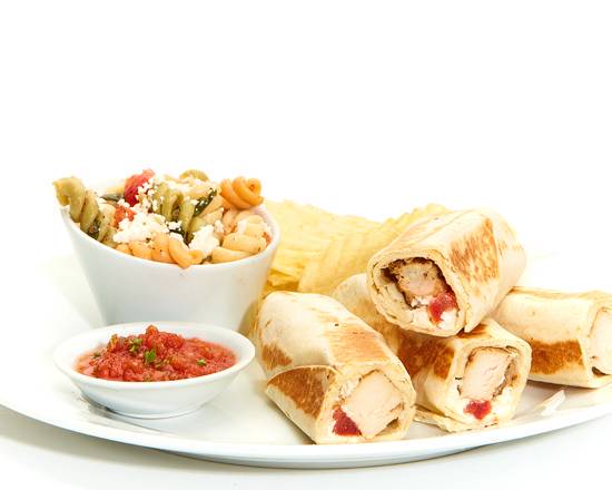 Order Grilled Chicken Roll Up food online from Taziki's Mediterranean Cafe store, Raleigh on bringmethat.com