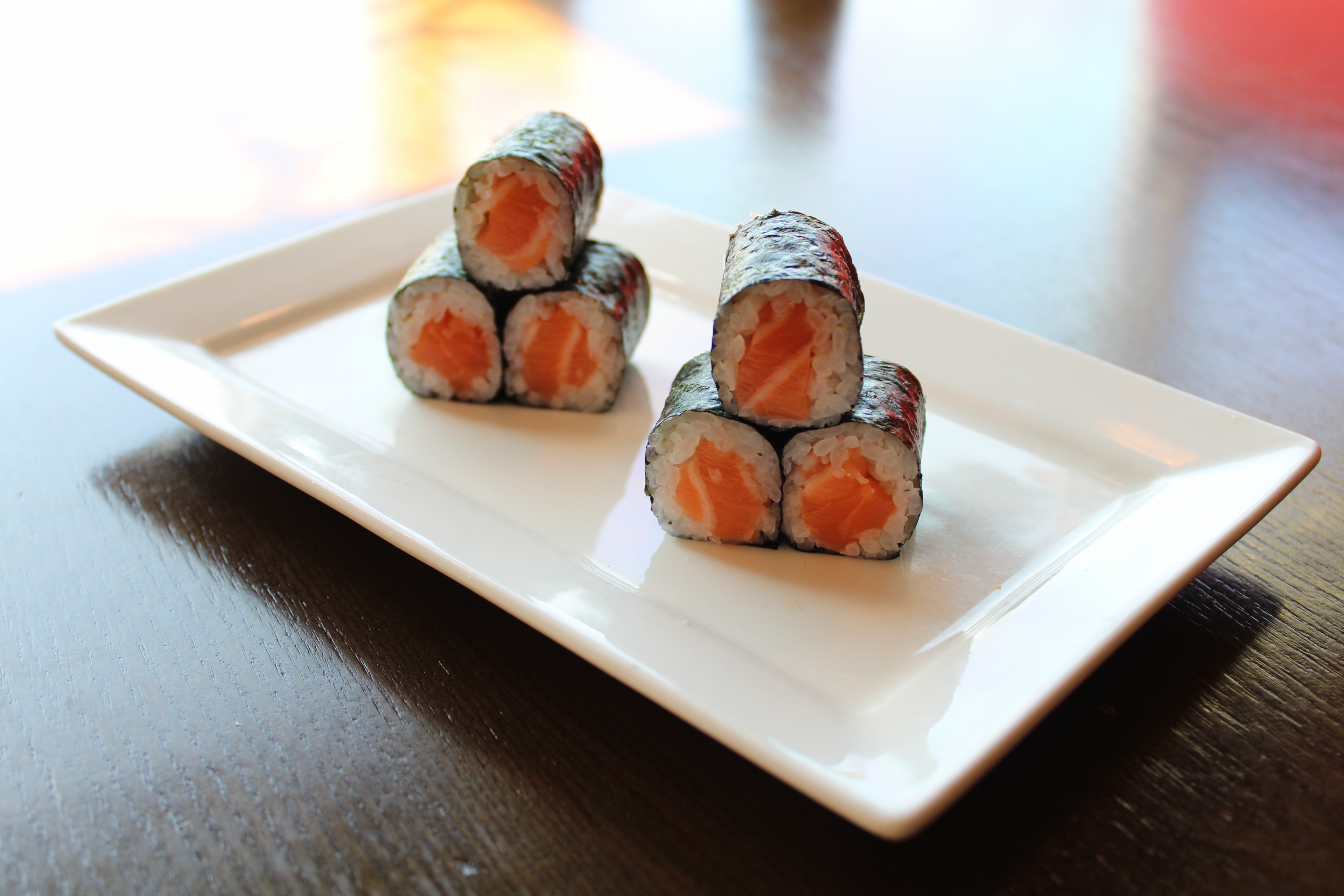 Order Salmon Roll food online from Sushi Snob store, Jacksonville on bringmethat.com