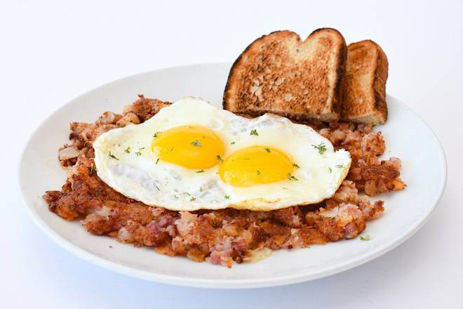 Order Homemade Corned Beef Hash food online from Sunny Street Cafe store, Des Peres on bringmethat.com