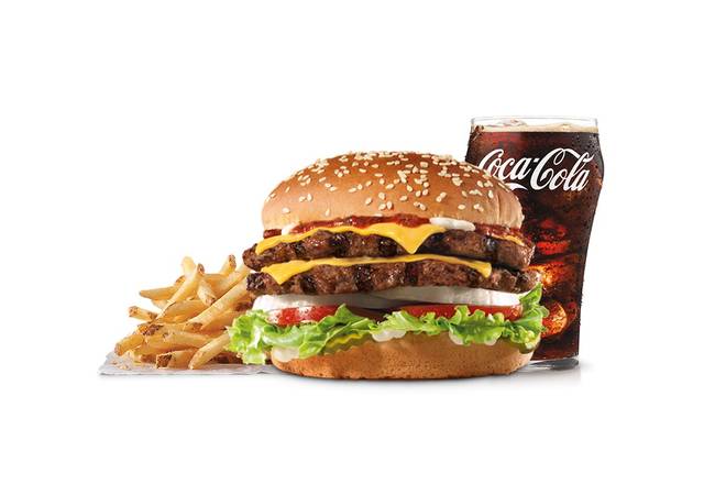 Order Super Star® with Cheese Combo food online from Hardee store, Mc Sherrystown on bringmethat.com