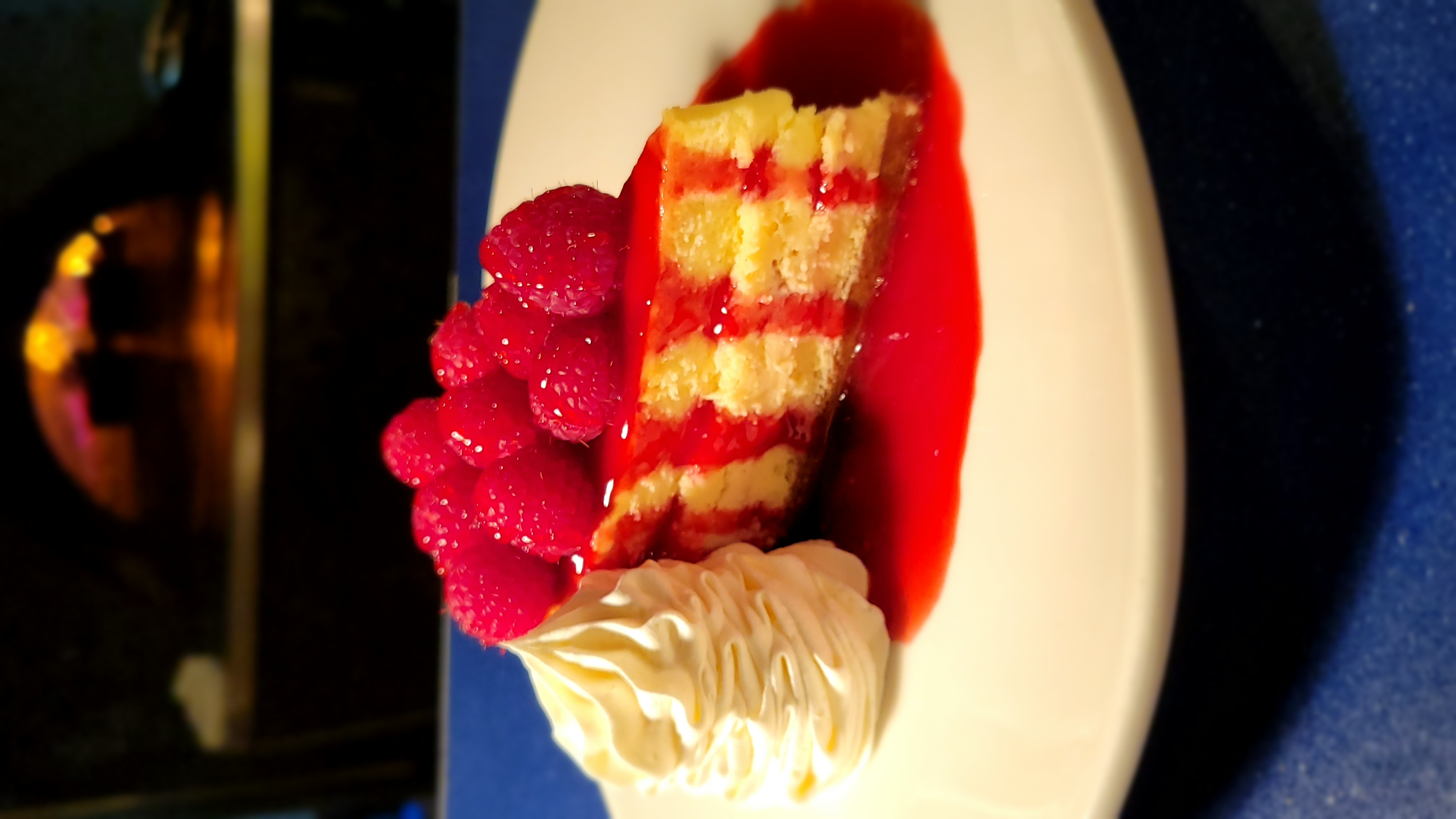 Order My Mom's Raspberry Cheesecake food online from Parkers Restaurant And Bar store, Downers Grove on bringmethat.com