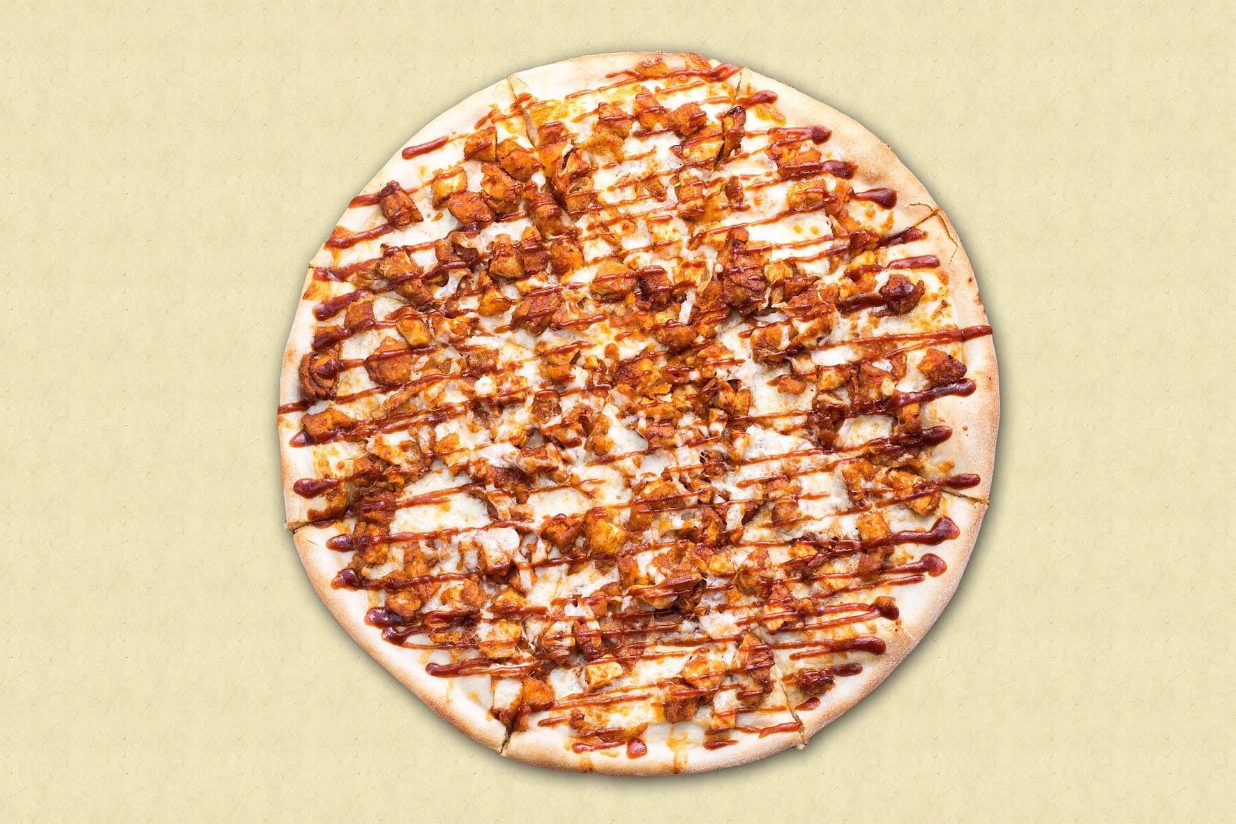 Order BBQ Chicken Pizza - Medium 12" (6 Slices) food online from Pizza Bella store, Albany on bringmethat.com
