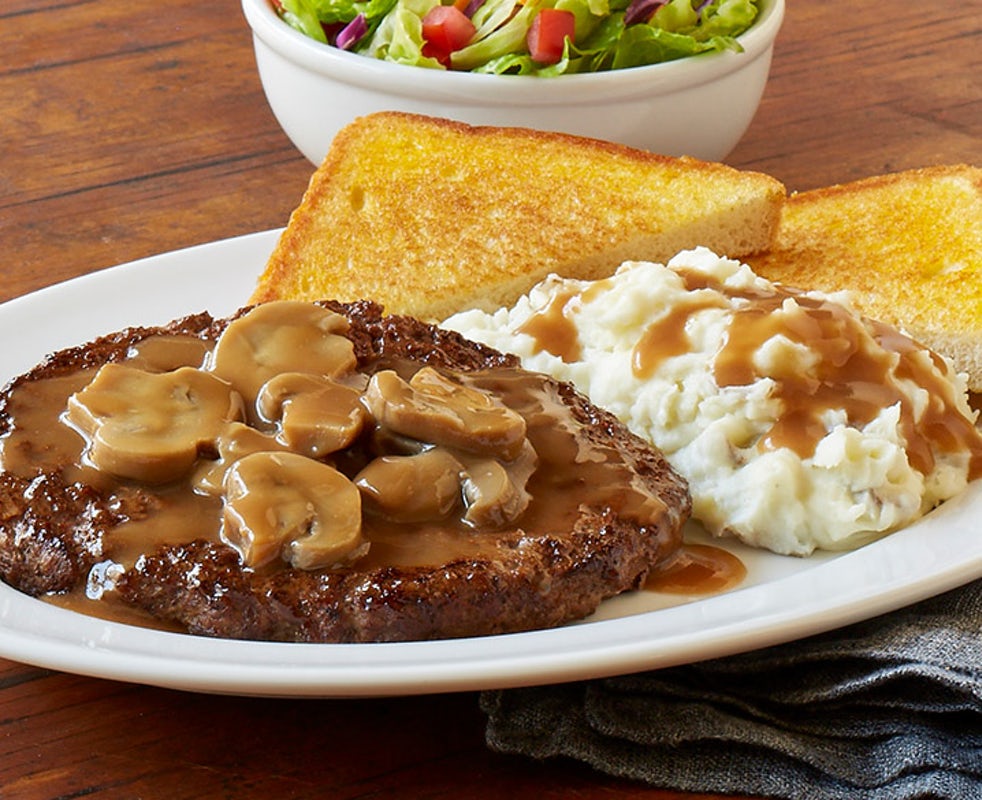 Order Chopped Steak Dinner food online from Huddle House store, Cairo on bringmethat.com