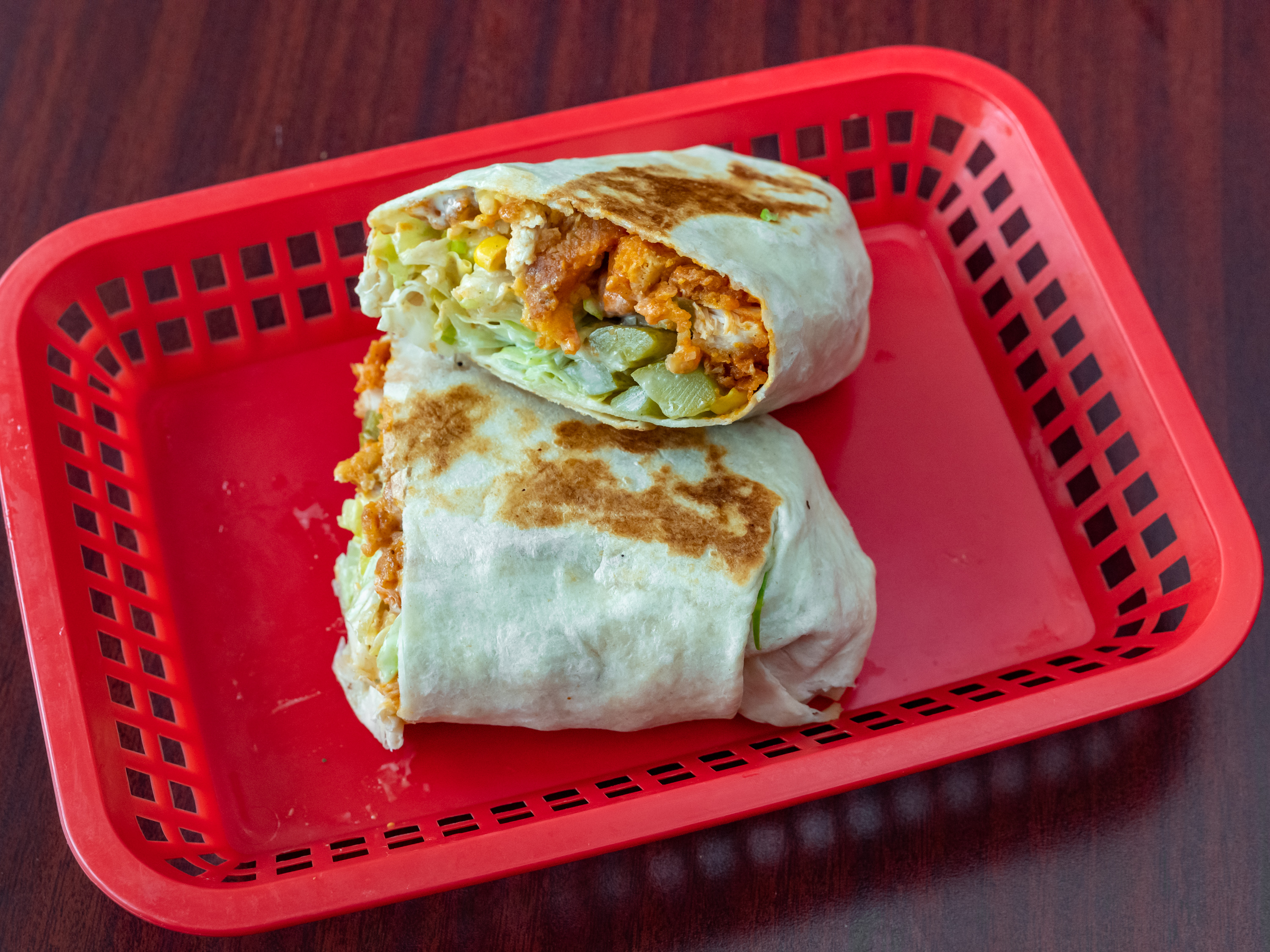 Order Crispy Chicken Wrap food online from Albasha Subs store, Detroit on bringmethat.com