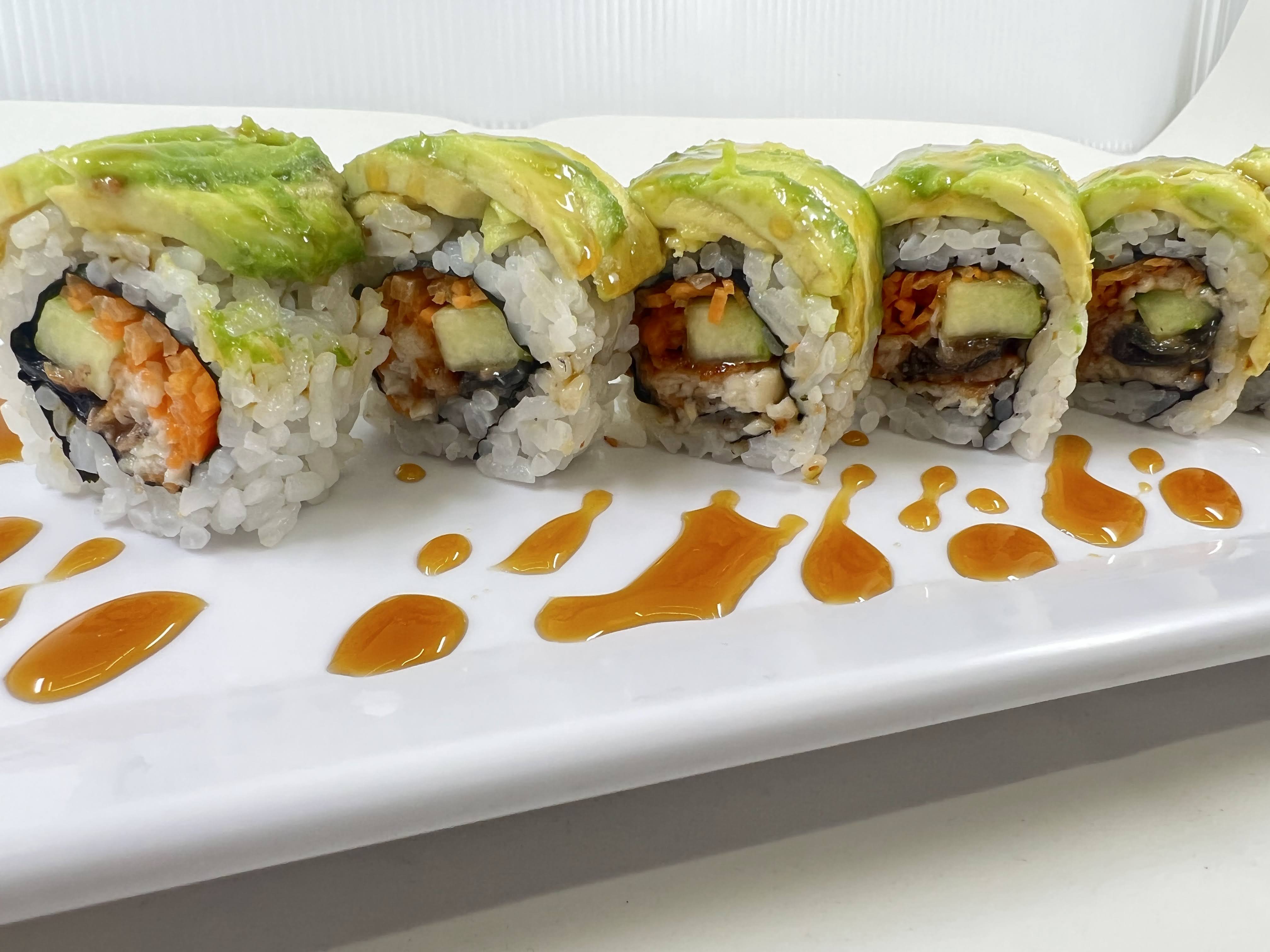 Order Caterpillar Roll food online from Sushi Box store, Wylie on bringmethat.com